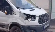 Iğdır merkezde iki araç çarpıştı