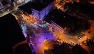 Tekkeköy’de boya deposunu alevler sardı