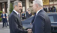 Macron ve Miçotakis kritik zirve için Ankara’ya ayak bastı
