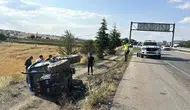 Burdur'da traktör kazası Sürücü şarampole uçtu