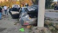 Isparta Sav yolunda otomobil takla attı