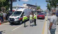 Kırşehir Terme Caddesi’nde otomobil yayaya çarptı