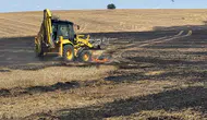 Tekirdağ Muratlı'da korkutan anız yangını ucuz atlatıldı