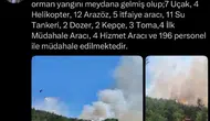 Balıkesir Susurluk ormanlarında yangın alarmı