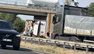 Eskişehir çevre yolunda kaza sonrası tır sürücüsü kayıplara karıştı