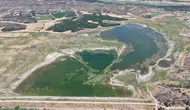 Kuruyan Uzunhızırlı Göleti yağışlarla yeniden hayat buldu