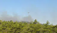 Fethiye ormanlarında gece başlayan yangın kontrol altına alınıyor