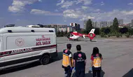 Kayseri'de 81 yaşındaki hasta için hava ambulansı seferberliği