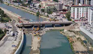 Samsun trafiğinde köprü engeli