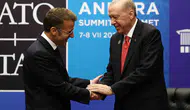 Erdoğan ve Macron arasında zirvede sıcak diyalog