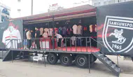 Samsunspor tırı taraftarların ayağına gitti