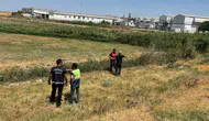 Saruhanlı’da tarım arazisine kaçak atık boşaltan tesise suçüstü