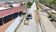 Nazilli sokaklarında eski asfaltlar sökülüyor