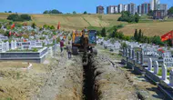 Derecik Mezarlığı’nda heyelan riskine karşı kalıcı önlem