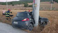 Burdur Bucak yolunda kaza sürücü hastanelik oldu