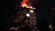 Diyarbakır'da gece yarısı apartman yangını paniği