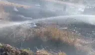 Elazığ Karakoçan’da tarım arazisinde yangın paniği