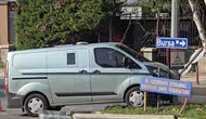 Mudanya'da zırhlı araç direğe girdi