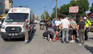 Çerkezköy’de iki motosiklet çarpıştı Bir sürücü yola savruldu