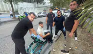 Samsun'da trafikte ani manevra kazaya yol açtı