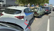 Samsun trafiğinde dört araç birbirine girdi
