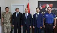 Iğdır Valisi Taşolar yeni kaymakamı makamında ziyaret etti