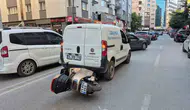 Eskişehir’de yürekleri ağza getiren motosiklet kazası