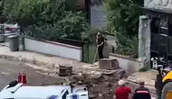 Körfez’de kazı çalışması sırasında gaz borusu patladı