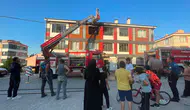 Eskişehir’de gece vakti korkutan ev yangını