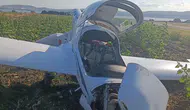 Çatalca’da eğitim uçağı kaza yaptı