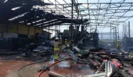 Salihli'deki sanayi bölgesinde bulunan oksijen tesisinde patlama yaşandı