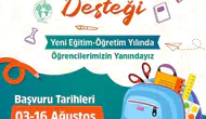 Bursa'da öğrenci velilerine kırtasiye yardımı başvuruları başladı