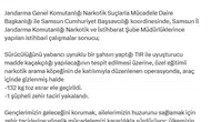 Samsun'da TIR operasyonu ile 132 kilo esrar ele geçirildi