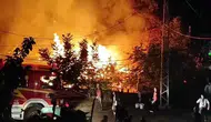 Denizli’de gece yarısı çıkan yangın iki evi yok etti
