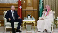 Erdoğan Mekke'de Veliaht Prens Selman ile buluştu