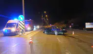 Karaman'da kavşak kazası 3 kişi hastanelik oldu