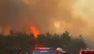 Çanakkale Bayramiç ormanlarında alevler yükseliyor