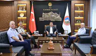 Kayseri'deki üst düzey komutanlardan veda ziyareti
