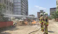 Defne ilçesinde doğalgaz borusu patladı