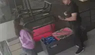 Spor salonunda boğazını sıktı, o anlar kamerada