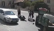 Mersin Mut'ta traktör ve motosiklet kavşakta birbirine girdi