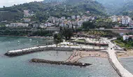 Ordu sahiline gökdelen yerine kumsal geldi