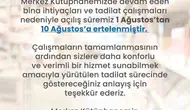 Merkez Kütüphane’de tadilat uzadı