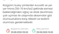 Denizli’de Yarın Hayatı Olumsuz Etkileyecek Fırtına Uyarısı Valilik ve Meteoroloji’den Kritik Çağrı