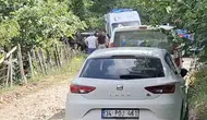 Kastamonu'da freni boşalan traktör duvara çarptı