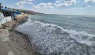 Tekirdağ açıklarında poyraz nedeniyle gemiler beklemeye geçti