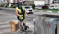 Kilis Belediyesi eski çöp konteynerlerine bakım yaparak yeniliyor