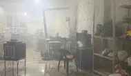 Batman'da tekstil atölyesinde korkutan yangın