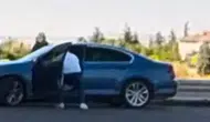 Eskişehir’de otoparkta kadına şiddet anı kameraya yansıdı