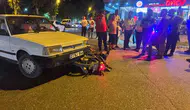 Birecik'te motosiklet ile otomobil çarpıştı sürücü yaralandı